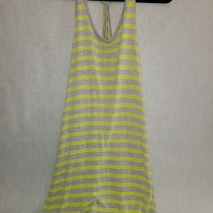 Cabi Yellow/Green and Grey Tunic Swimsuit Cover up